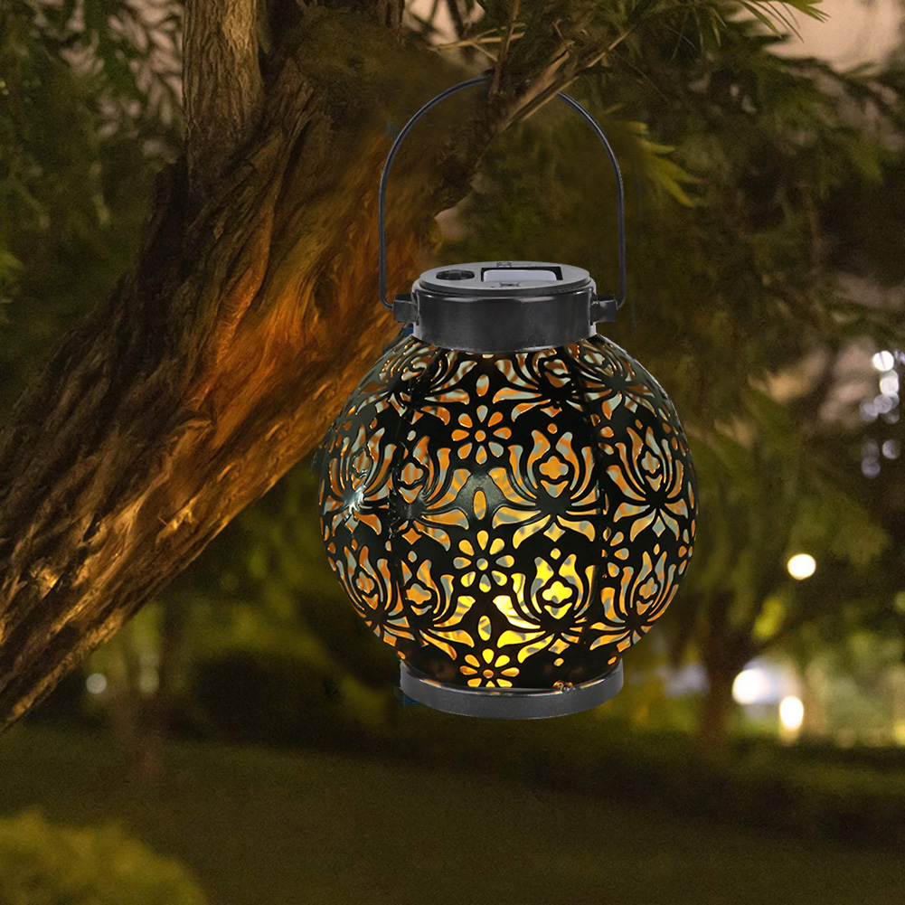 

Retro Solar LED Iron Hanging Lantern, 501 Original