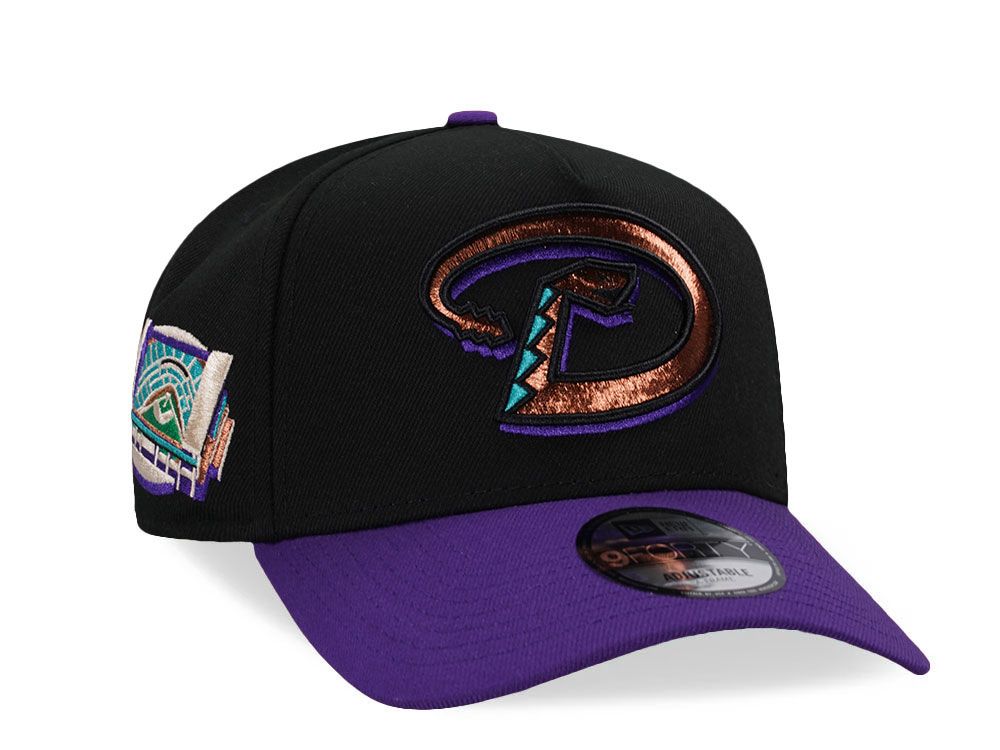 NEW ERA ARIZONA DIAMONDBACKS CHASE FIELD STADIUM TWO TONE 9FORTY A FRAME SNAPBACK HAT