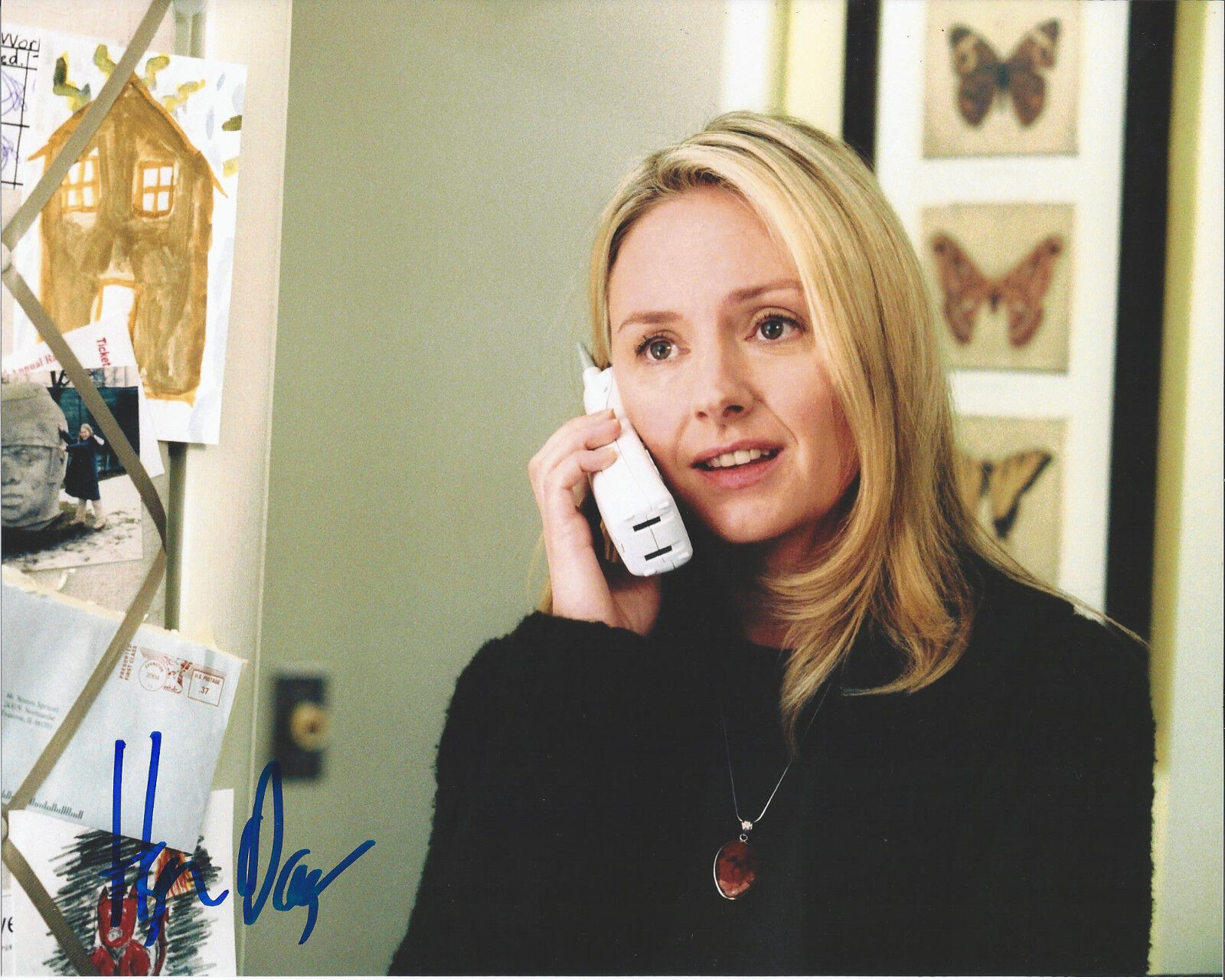 HOPE DAVIS HAND SIGNED AUTHENTIC CHARLIE BARTLETT FLATLINERS 8X10 Photo Poster painting w/COA