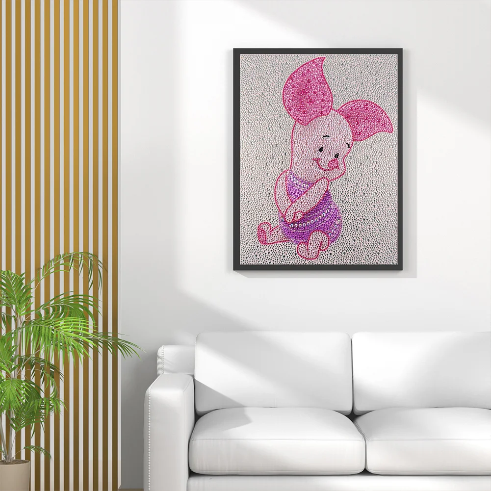 Diamond Painting - Full Crystal Rhinestone - Piggy(30*40cm)