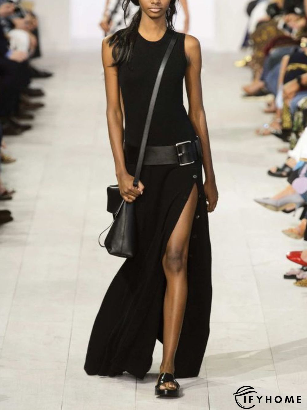 Casual Sleeveless Round Neck Dress | IFYHOME