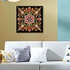 Schwarzes Gold, Mandala-Blumenornament, speziell geformte 5D-DIY-Teilbohrer, Diamanten, Punkte, Edelstein-Kunstsets mit Rahmen, Diamanten, Gem&auml;lde, Ed