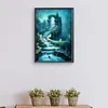 Quiet Night Trickle-Paint by Numbers Acrylic Painting 30*40CM