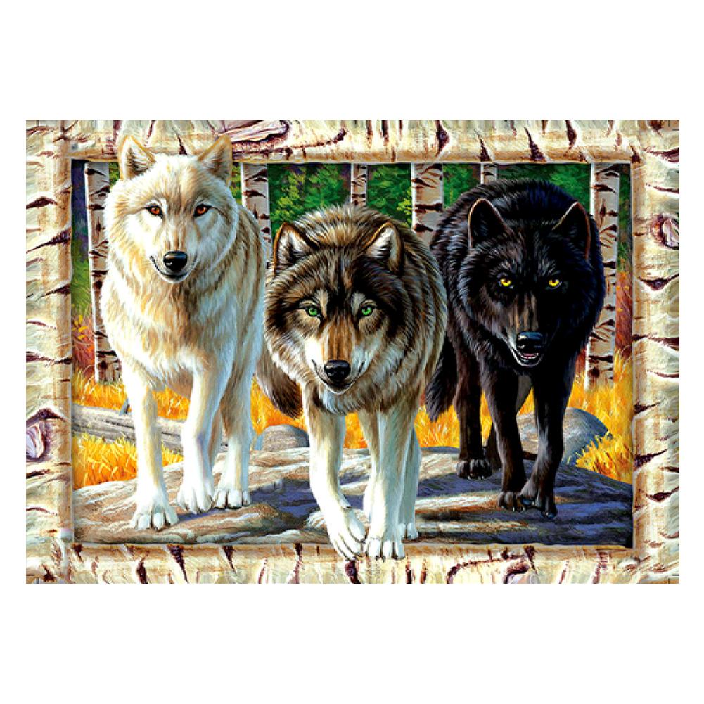 

Wolf - Round Drill Diamond Painting - 40*30CM, 501 Original
