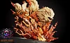Evolution of Hisui Arcanine Set with LED - Pokemon Resin Statue - Black Rose Studio