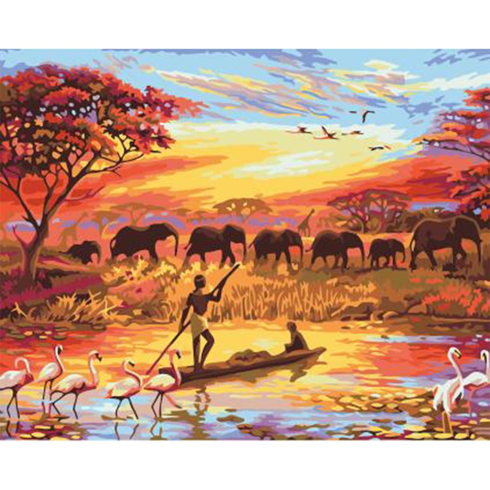 

40x50cm - Paint By Numbers Natural Landscape, 501 Original