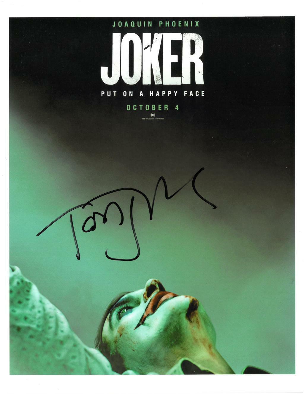 Todd Phillips Signed Joker Authentic Autographed 8.5x11 Photo Poster painting BECKETT #BB27878