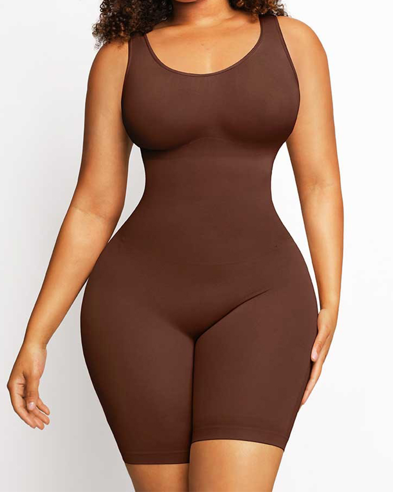 Women's One Piece Tummy Control Seamless Shapewear Bodysuit