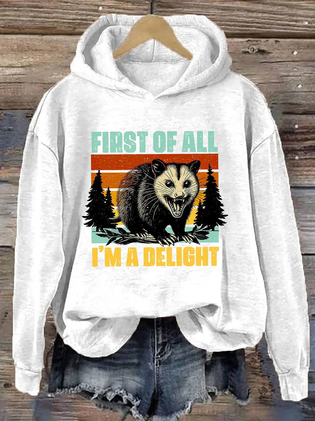 First Of All I'm A Delight Hoodie