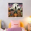 Halloween Cottage - 11CT Stamped Cross Stitch - 50*50cm - Halloween
