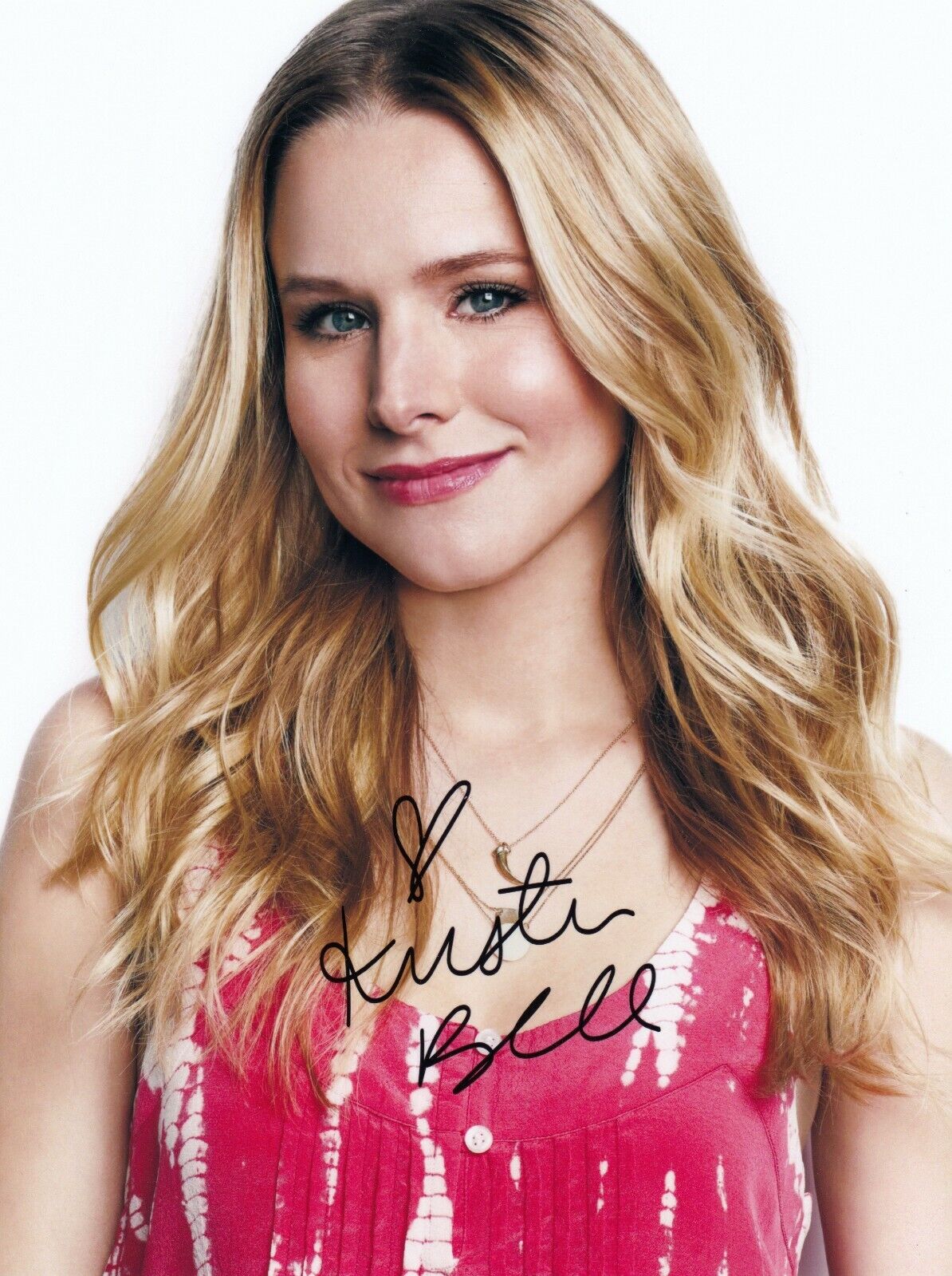 Kristen Bell Signed Auto 8 x 10 Photo Poster paintinggraph