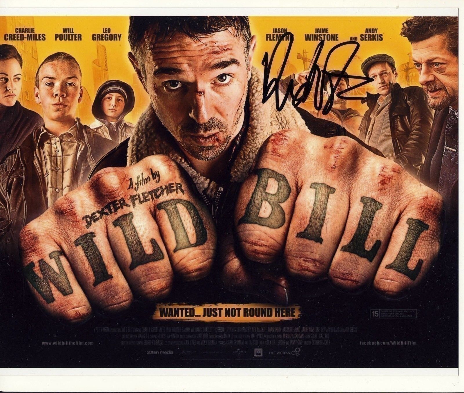 Dexter Fletcher Autograph DIRECTOR WILD BILL Signed 8x10 Photo Poster painting AFTAL [1061]