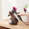 Dyson Supersonic Hair Dryer Stand, Magnetic Hair Dryer Display Stand, Walnut Bathroom Organizer, Compatible with Dyson Supersonic Hair Dryer Accessories