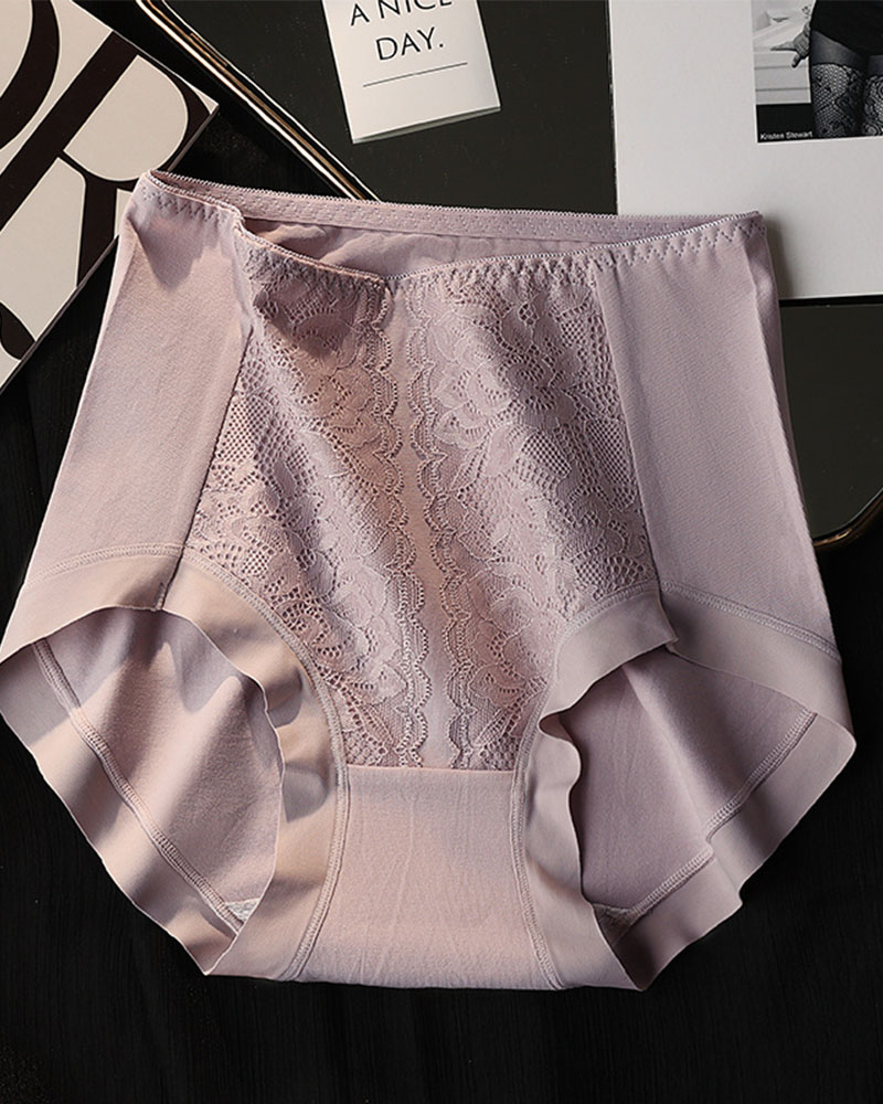 Anti-Bacterial Silkworm Silk Temperature Change Crotch Briefs