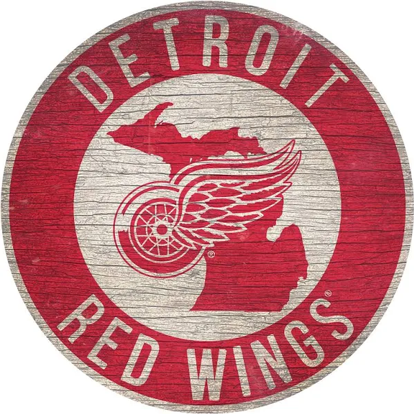 

Hockey Detroit Red Wings - Round Drill Diamond Painting - 30*30CM, 501 Original