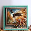 Eagle Out Of Frame - 14CT Stamped Cross Stitch - 40*40cm - Animal
