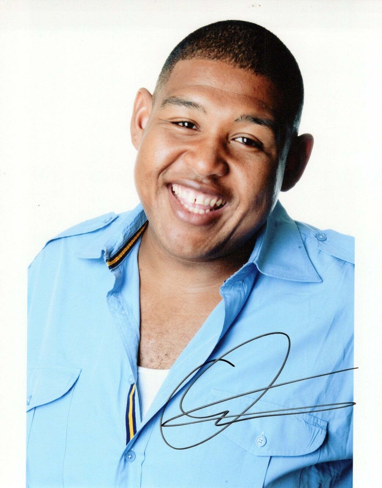 Omar Benson Miller head shot autographed Photo Poster painting signed 8x10 #1