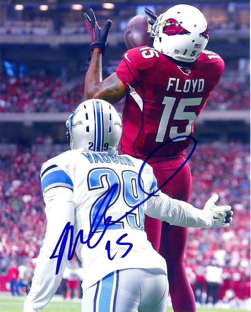 Autographed MICHAEL FLOYD Arizona Cardinals 8x10 Photo Poster painting w/COA