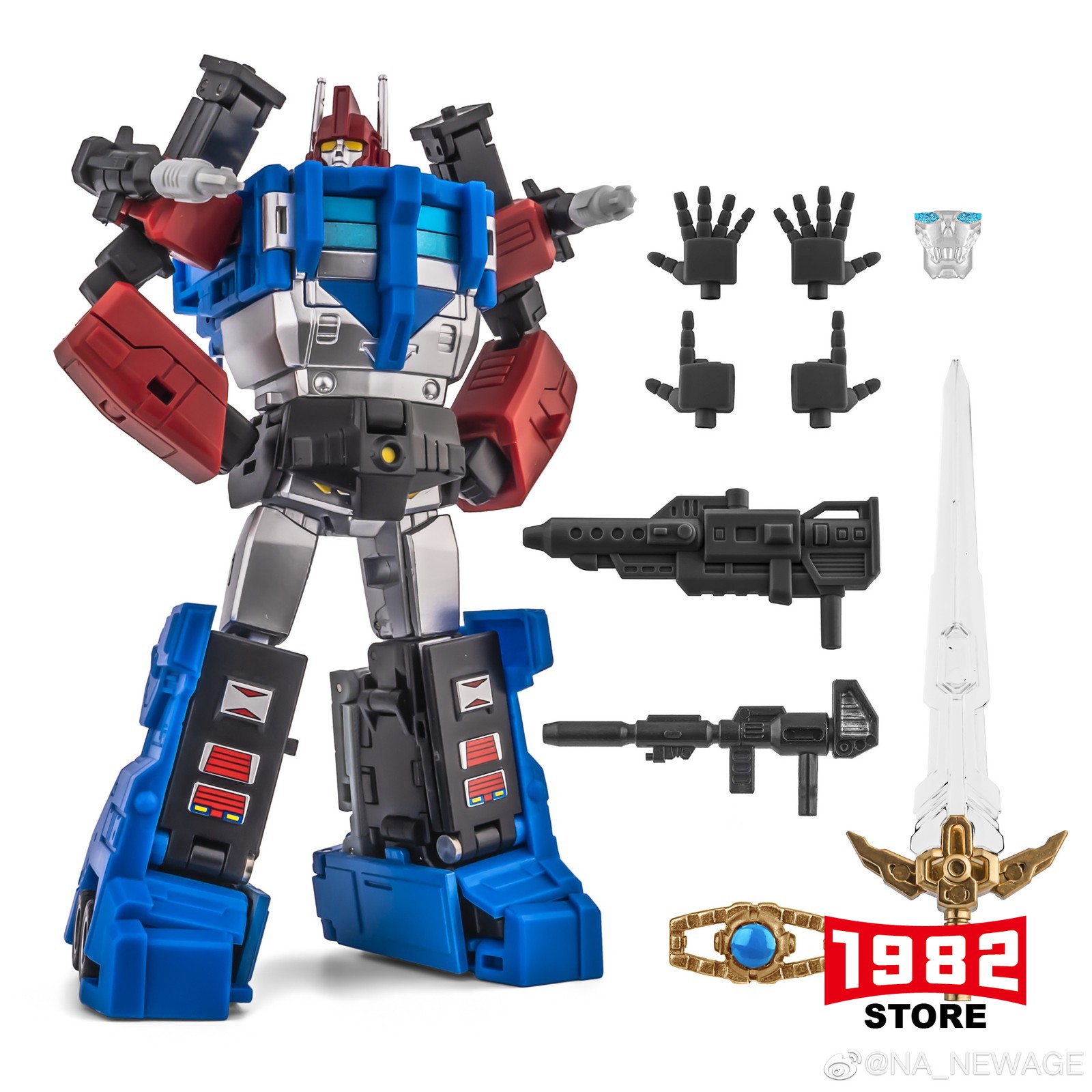 NEWAGE NA H28G Delta Magnus Mini Transformers  Toys Model Action Figure Gift
