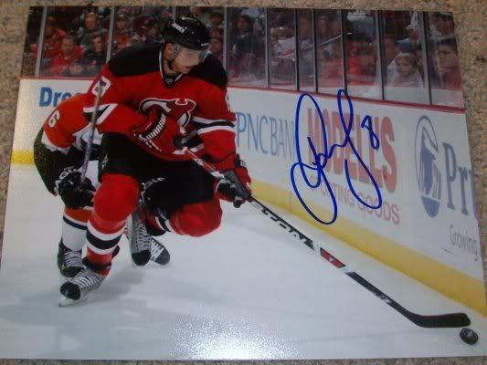 DAINIUS ZUBRUS SIGNED AUTOGRAPH NEW JERSEY DEVILS 8x10 w/PROOF