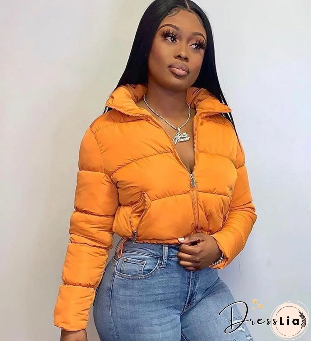 Women Thick Winter Oversize Loose Zipper Jacket Coat