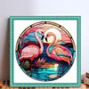 (Counted/Stamped) Flamingo - 18CT Cross Stitch 20*20cm/7.87*7.87in
