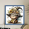 Bee Gnome-11CT Stamped Cross Stitch 40*40cm/15.75*15.75in