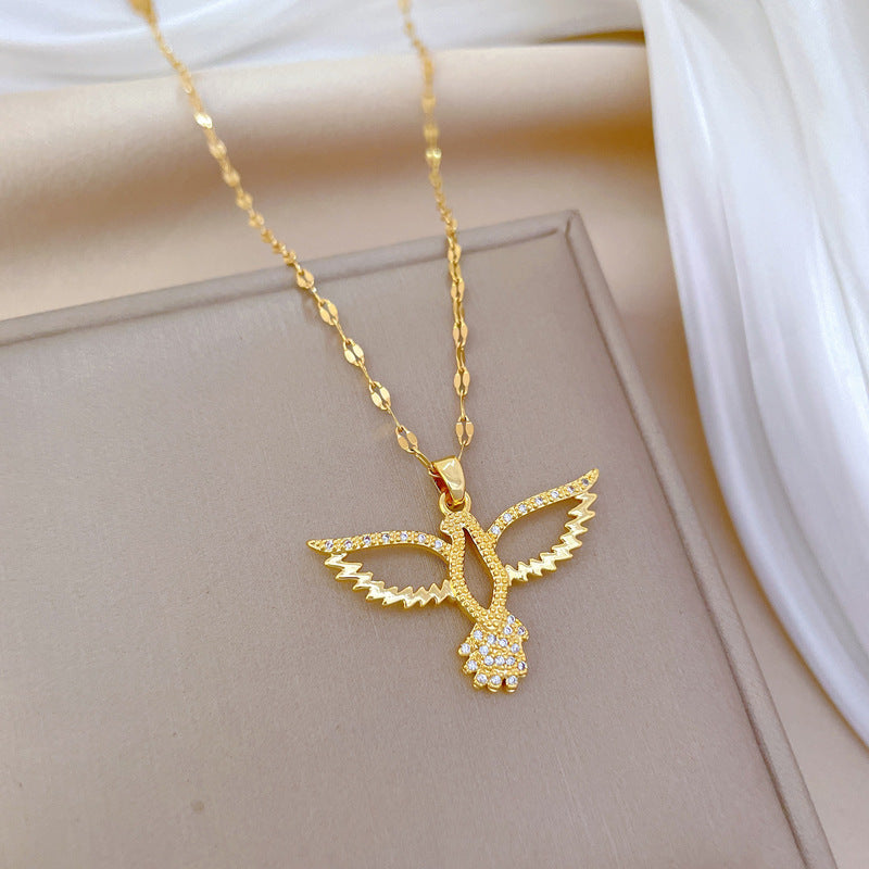 Moon Geometric Stainless Steel Stainless Steel Necklaces