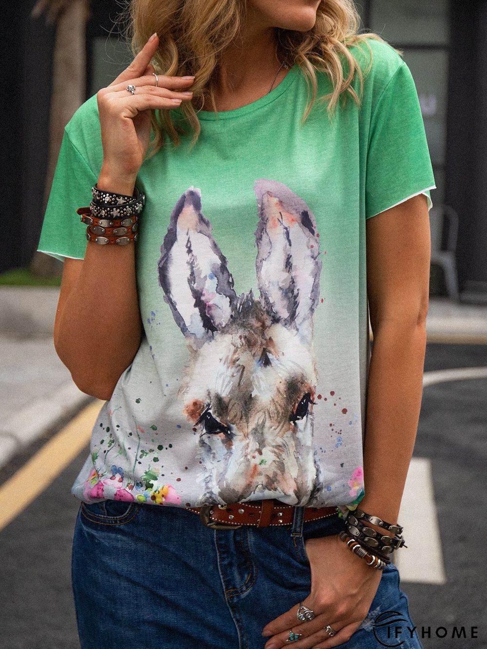 Short Sleeve Casual T-shirt | IFYHOME