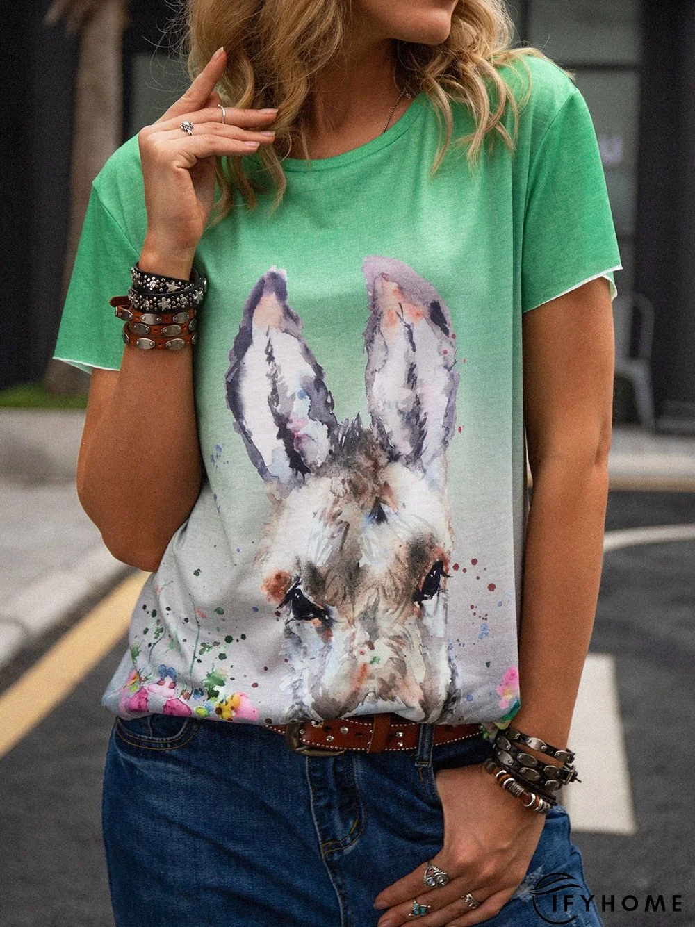 Short Sleeve Casual T-shirt | IFYHOME