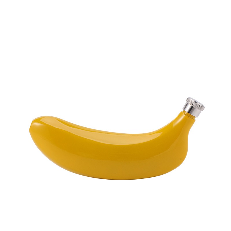 Banana-shaped water bottle