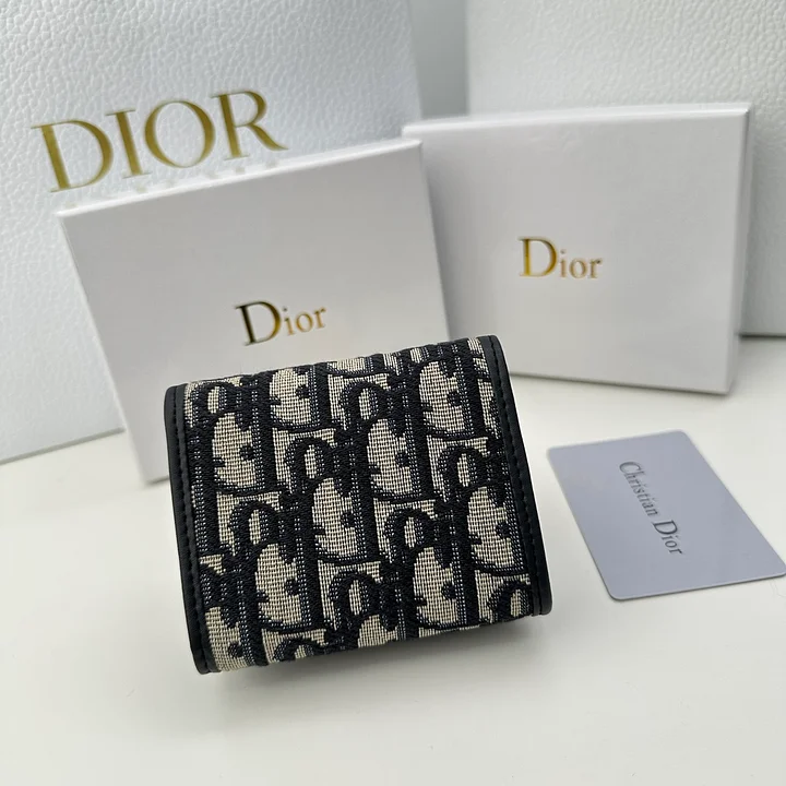 【DIOR】ディオール オブリーク 30 MONTAIGNE コンパクト財布