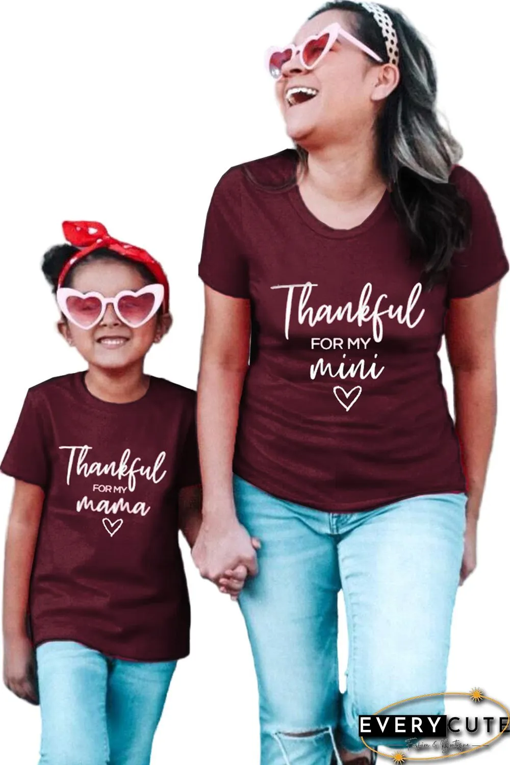 Wine Letters Print Mom Tee