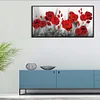 (US Only)1pc DIY Paint by Number Kit Poppy Frameless Canvas Wall Art Gift Idea 80x40cm