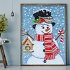 Diamond Painting-DIY Crystal Rhinestone Snowman