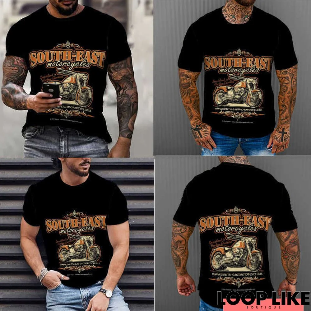 Sexy Strong Muscle Tattoo Men's Women's 3D Printed T-Shirt Short Sleeve Mesh Cloth