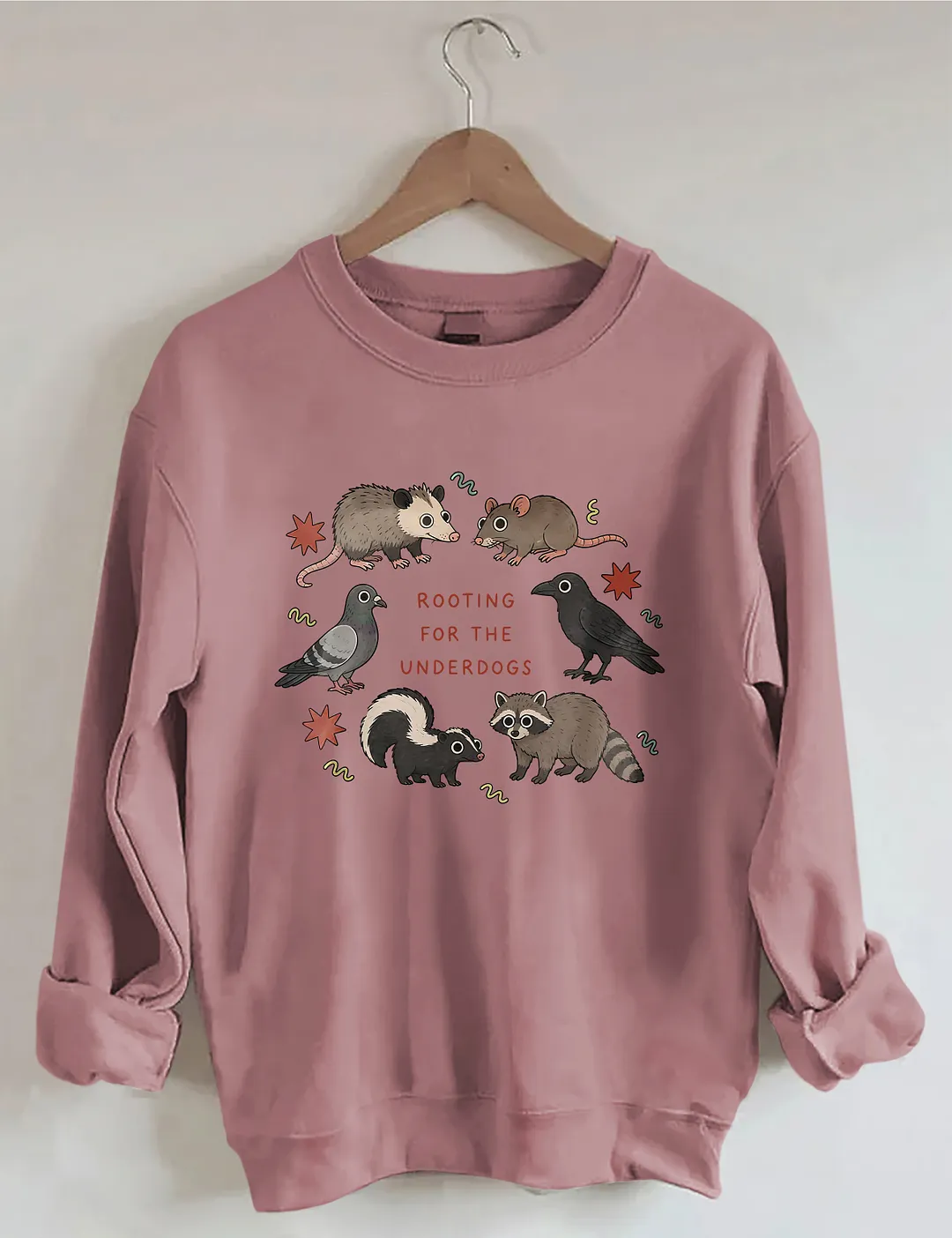 Rooting For The Underdogs Cute Animals Sweatshirt