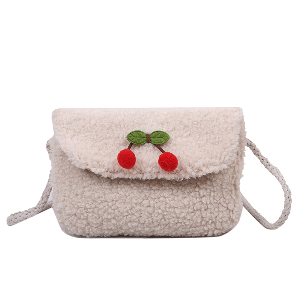 

Fleece Shoulder Crossbody Bag Flap Square Purse Cute Handbag, 501 Original