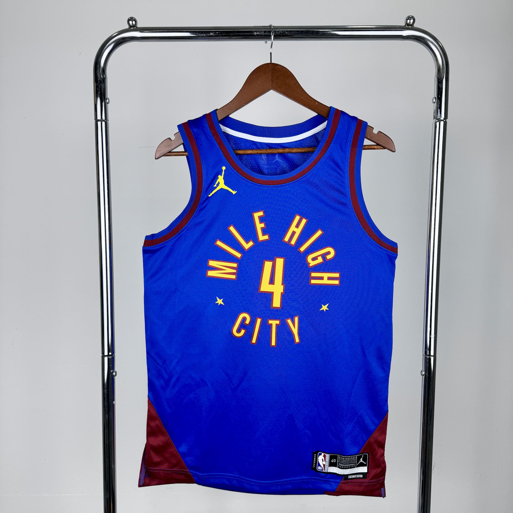 Maillot Denver Nuggets  4 WESTBROOK NBA Basket Maillot De Fou, site maillot de foot pas cher