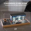 1:64 Simulation Convenience Store Street Scene Parking Lot