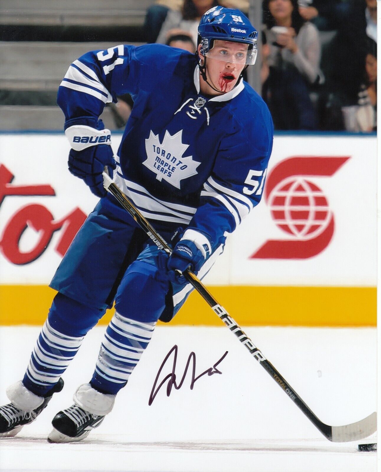 Morgan Riley #1 8x10 Signed w/ COA Toronto Maple Leafs 031719