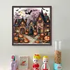 Halloween Ghost House-11CT Stamped Cross Stitch 40*40cm/15.75*15.75in tapestrymarket
