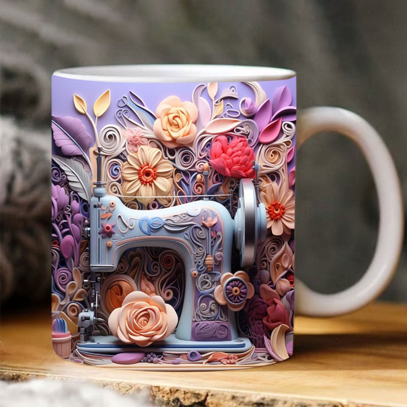 3D Sewing Mug - tree - Codlins