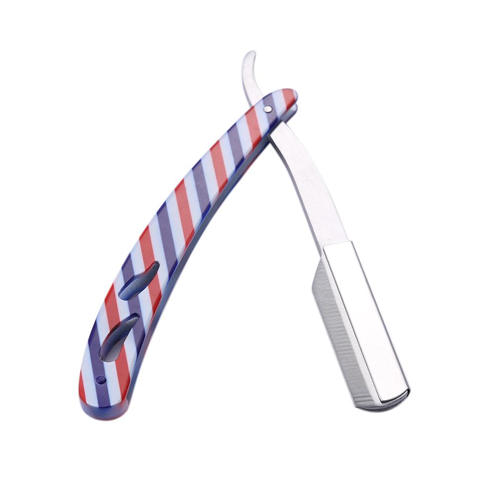 

Stainless Steel Folding Handle Razor Blades Holder Shaving Tool (Blue), 501 Original