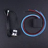 Vehicle Start Press Button Push Switch Ignition Starter Blue Light