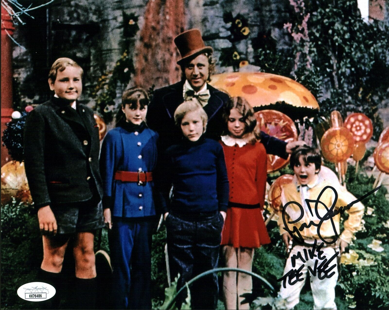 Paris Themmen Willy Wonka 8x10 Photo Poster painting Signed Autographed JSA Certified COA Auto