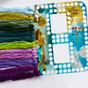 88-Hole Embroidery Floss Organizer Plastic Cross Stitch Thread Storage Tool