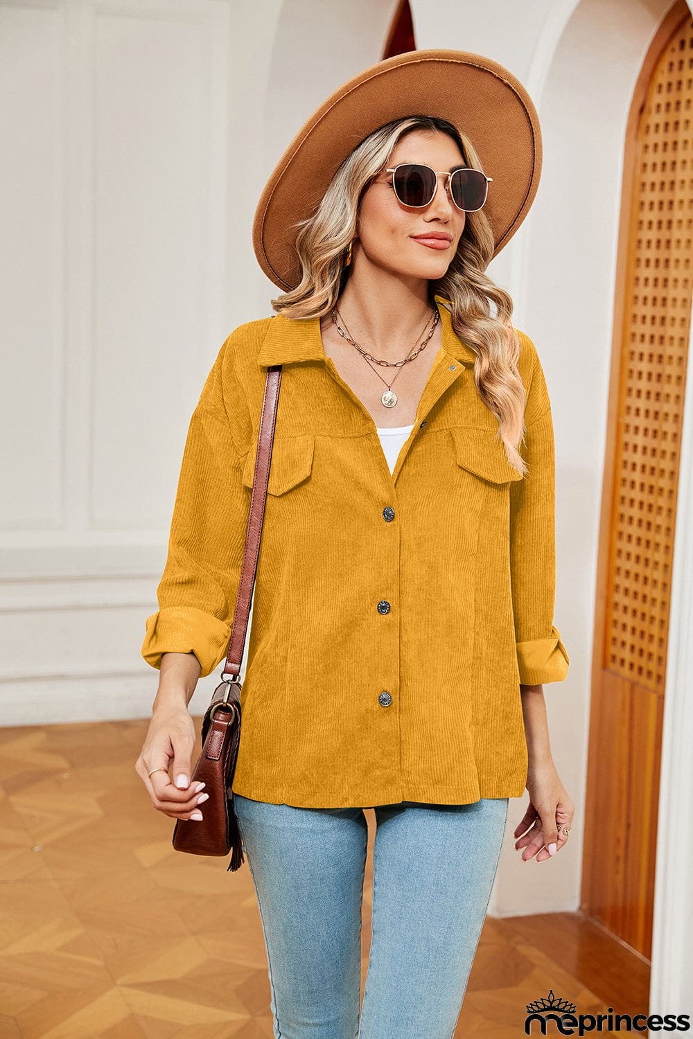 Button Down Collared Jacket