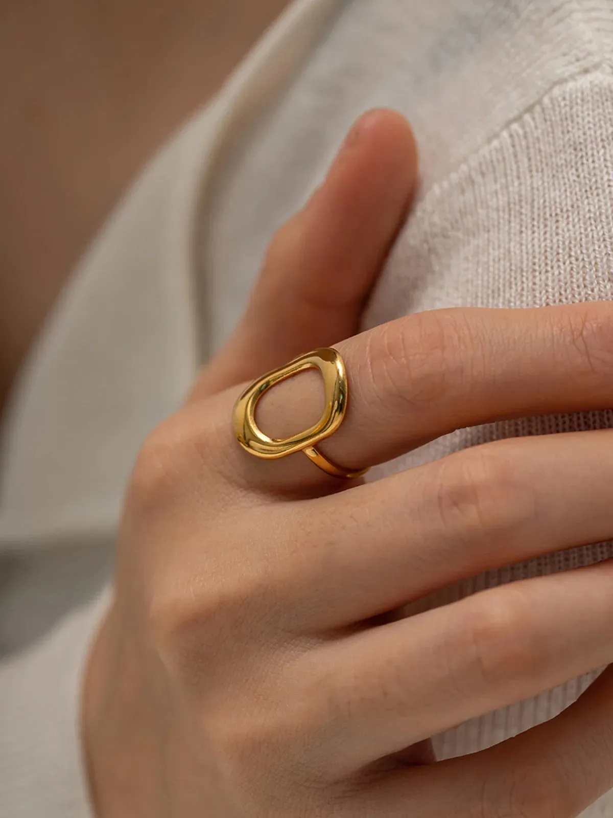 Window Ring Symbol Mikayla Minimalist Window Ring