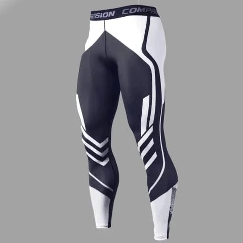 pornhint Pornhint Men's Compression Pants Men Sportswear Training  Leggings Bodybuilding Gym Skinny Trousers Tights Bottoms Running Pants Men